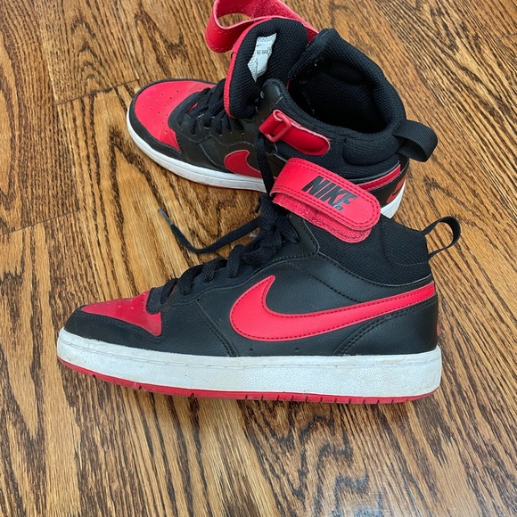 Nike Other - Nike Hi Tops size 4Y - Court Borough Mid 2 GS 'Bred'
